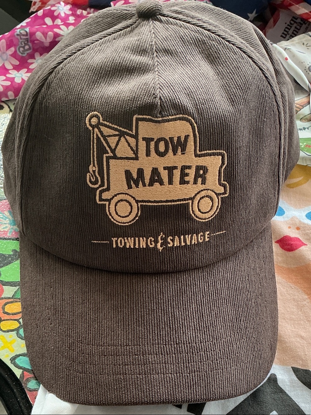 Tow Mater Brown Corduroy Hat - Tow Mater Towing & Salvage